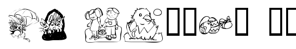 KR Easter 2003 font preview